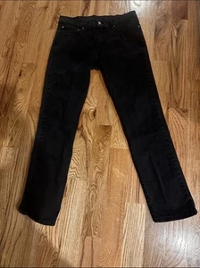 Levi's 511 Jeans Herren 34x32 Slim Straight Schwarz Stretch Denim Mid Rise Freizeit - Bild 1 von 5