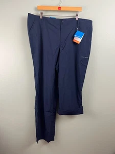 Columbia PFG Hose Damen Größe 20 W Blau Omni Shade Wandern Outdoor Neu mit Etikett Neu - Bild 1 von 9