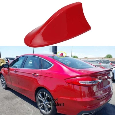 For Ford Fusion 06-2020 Car Antenna Roof Shark Fin Decor Antena Aerial Cover Red Foto 1 de 4