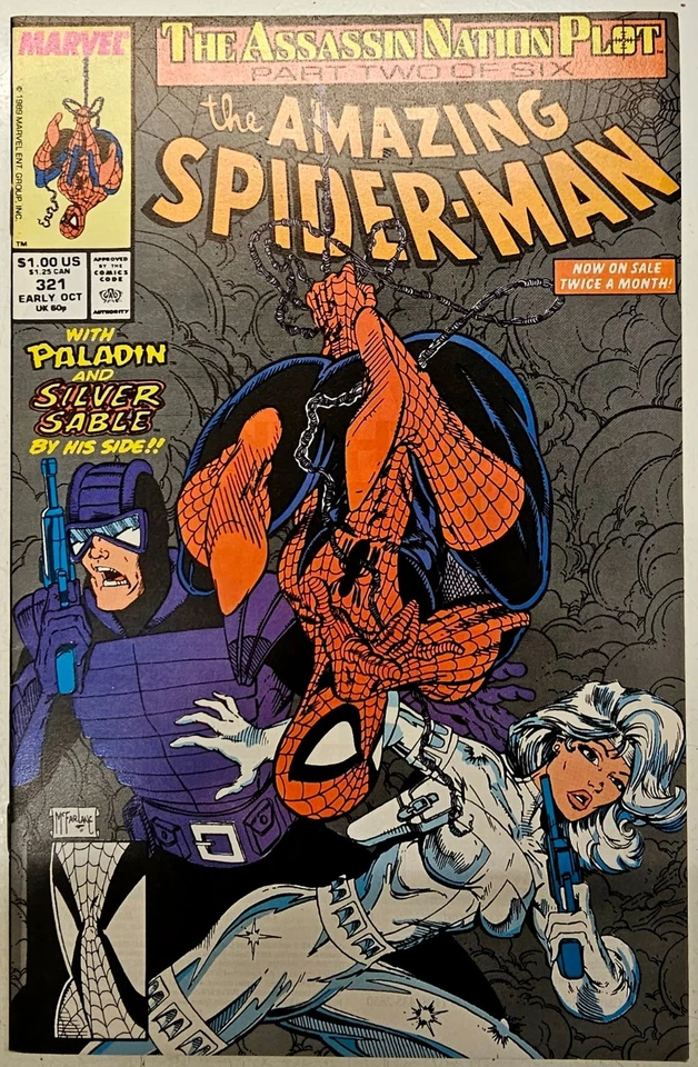 Amazing Spiderman 321 Marvel Comics Key Issue High Grade VF/NM Todd McFarlane Foto 1 de 1