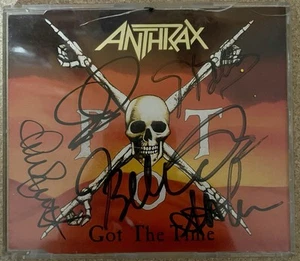 ANTHRAX - Got The Time - CD - Single Import - RARE - Autographed. - Picture 1 of 3