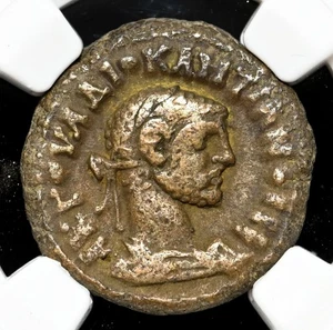 EGIPTO, Alejandría. Diocleciano. AD 284-305. Tetradracma Potin, NGC VF - Imagen 1 de 4