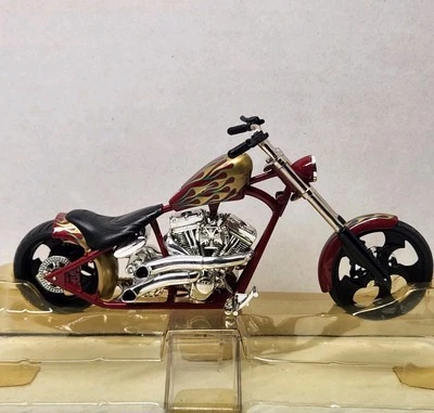 Funeline Muscle Machines 1:18 Jesse James 6" Chopper Motorcycle ~ NEW & LOOSE  - Image 1 of 4