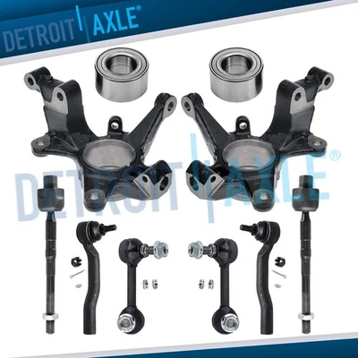 Rolamentos de roda de juntas dianteiras barras oscilantes extremidades de haste de amarração para 2007 - 2013 Mazda CX-9 - Imagem 1 de 4