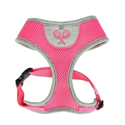 Arnés para Perros Puppia, Malla Suave Ajustable Sin Tirar, Tenis Deportivo Rosa Gris, S, L Foto 1 de 4