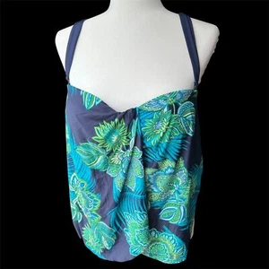 CoCo Reef Schwimmen Tankini Gr. 10 34D Bandeau Tropical Large - Bild 1 von 6