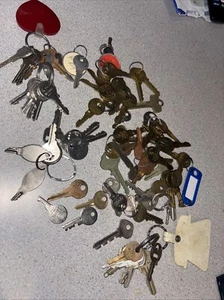 Lot of 75 Vintage & Not KEYS for Old Padlocks Drawers Boxes Doors Etc Vintage - Picture 1 of 15