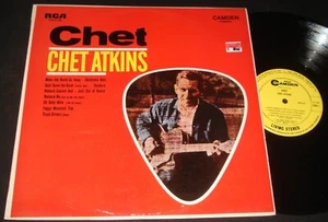 CHET ATKINS - CHET YELLOW LABEL RCA LP - COUNTRY & WESTERN GUITAR - Picture 1 of 2