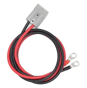 50A Anderson Plug to 10mm Lug Heavy Duty High Current Extension Lead Cable 8AWG - Picture 1 of 3