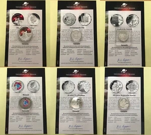Int. Año de la Astronomía, Todo el Mundo Monedas de Plata PP+Cert., SELECCIÓN (R7-11-12 - Imagen 1 de 11