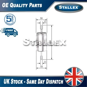 Filtro de combustible Stallex para Ford Focus 1998-2024 C-Max 2007-2019 Mazda 3 2003-2013 - Imagen 1 de 12