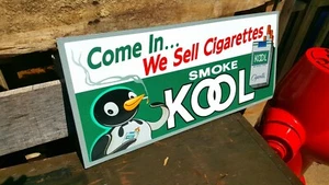 Vintage Look Old Style Kool Zigaretten Schild Hot Rod Garage Art  - Bild 1 von 8