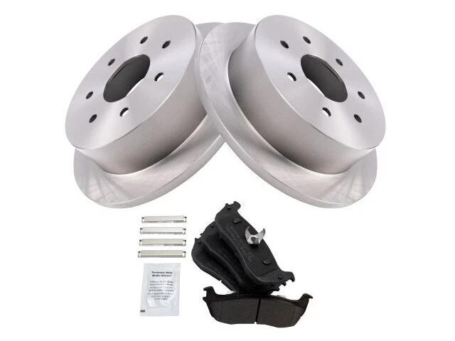 Kit de pastillas de freno y rotor trasero TRQ para Ford F150 Heritage 2004 48FSJR Foto 1 de 1