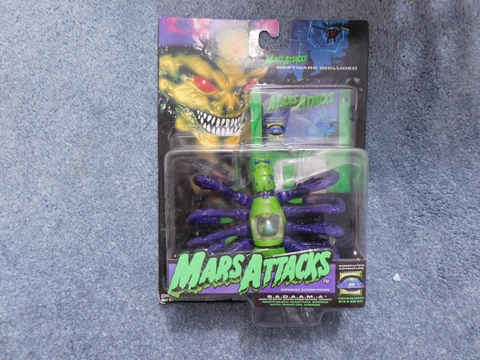 Vintage Topps Trendmasters Mars Attacks SADAAMA Figure Set MOC NRFB Cover