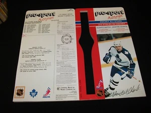 *NEW*15 X 1986-87 Pro-Sport Autograph Card °TORONTO MAPLE LEAFS #17,WENDEL CLARK - Bild 1 von 2
