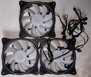 3 x Alphacool Aurora Rise 120 mm fans - Photo 1/6