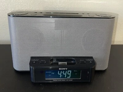 Sony ICF-CS10iP Dream Machine Alarm Clock AM/FM Clock Radio Ipod. No Remote - Image 1 of 4