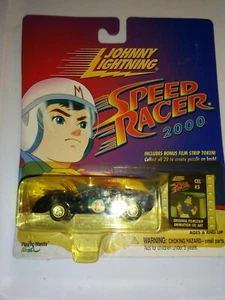 2000 Johnny Lightning Speed Racer Auto 12 Cel #5 Film. DieCast schwarz spielt Manti - Bild 1 von 12