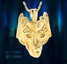 New Wolf Head Tribal Nordic Cremation Urn Keepsake Ashes Memorial Necklace