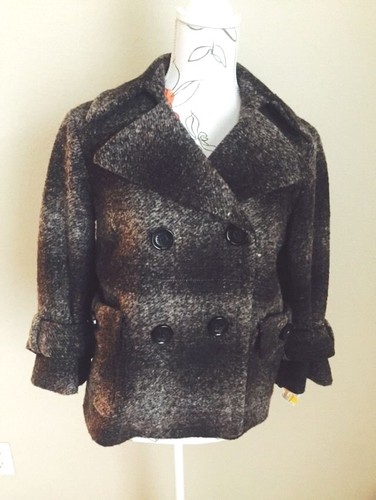 Cappotto corto doppiopetto Michael Kors tono grigio taglia media