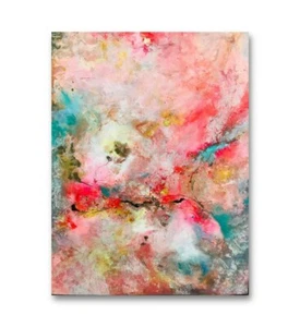Abstract Acrylic Painting 1,0 m×0,8 m on Stretched Canvas - Picture 1 of 7