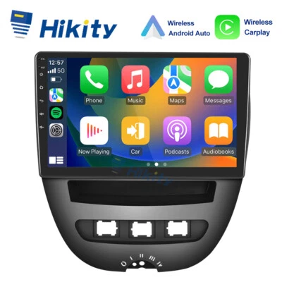 32GB Android 15 Autoradio CarPlay GPS DSP Für Toyota Aygo Citroen C1 Peugeot 107 - Bild 1 von 4