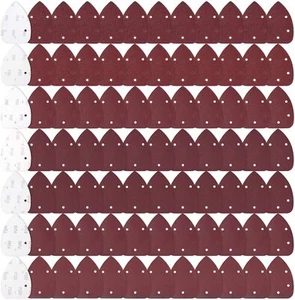 84PCS Mouse Detail Sander Sandpaper Sheets 40-320 Grit Hook Loop Sanding Pads - Picture 1 of 8