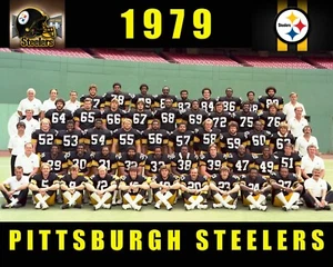 1979 pittsburgh steelers team 8x10 glossy photo terry bradshaw - Picture 1 of 1
