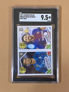 2017-18 Panini Fifa 365 Ronaldo/Messi #501 Grey Back SGC 9.5 no PSA BGS - Picture 1 of 1