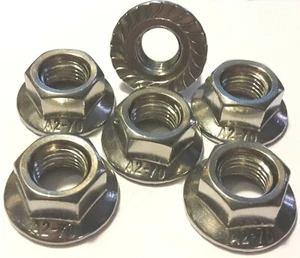 Suzuki GP100 - M10 Rear Sprocket Nuts (x6) - A2 Stainless - Picture 1 of 1