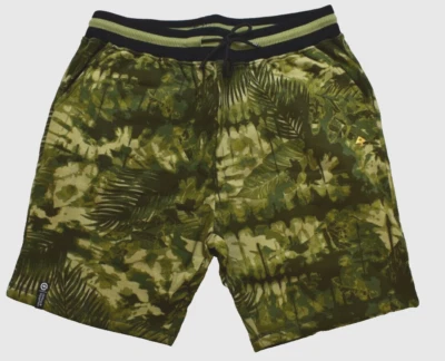 Lifted Research Group Mens LRG Nature Mission Sage Jungle Fleece Shorts NWT XL - Image 1 of 4