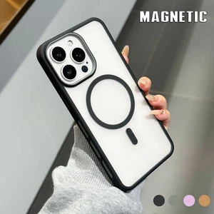 Stoßfeste MagSafe Magnetische Robuste Handyhülle für iPhone 16 Pro Max 15 14 13 12 - Bild 1 von 19