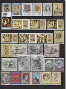 VATICAN CITY VARIOUS MINT NEVER HINGED SETS 1971 to 1978 - Picture 1 of 2