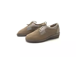Ganter scarpe basse da donna mocassini con lacci scarpe comode marroni taglia 36 (UK 3,5) - Foto 1 di 8
