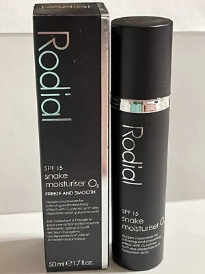 Hidratante de serpiente Rodial SPF 15 O2 congelación y oxígeno suave, ácido hialurónico 1,7 oz Foto 1 de 4