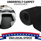 79"L x 59"W Black Marine Upholstery Durable Un-Backed Automotive Trim Carpet