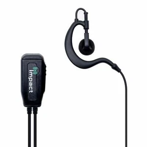 Impact K1-S1W-EH1 Rubber Earhook Earpiece Mic, Kenwood 2-Pin - Picture 1 of 1