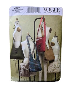 Vintage Vogue Purse Handbags Sewing Pattern - Picture 1 of 6