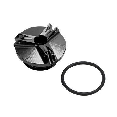 Bouchon remplissage d'huile noir pour Yamaha R1 R6 R3 MT-03 MT-07 FZ1 FZ6 FZ8' - Photo 1/4