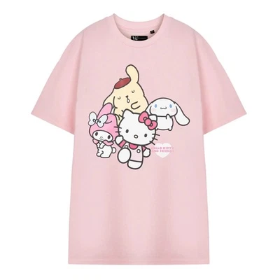 Hello Kitty & Friends Sanrio Maglietta Maniche Corte Donna (NS8847) - Immagine 1 di 2