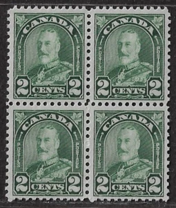 Canada Stamps — Block of 4 — 1930-31, King George V #164 MNH Ref. 1042 - Picture 1 of 2