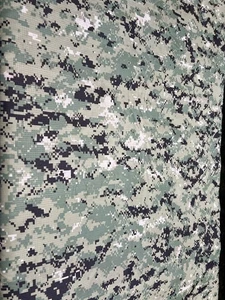 AOR2 NWU III NAVY LOGO NYLON DIGITAL CAMO MILITARY EPSILON FABRIC BY YARD 62” - Picture 1 of 3