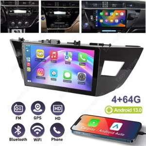 Radio Coche para Toyota Corolla 2014-2016 Android 10"" Pantalla Táctil Bluetooth 4+64G - Imagen 1 de 14