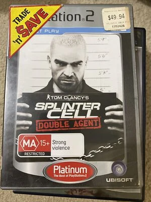 Tom Clancy's Splinter Cell Double Agent PS2 PlayStation 2 Game PAL COMPLETE - Image 1 of 4