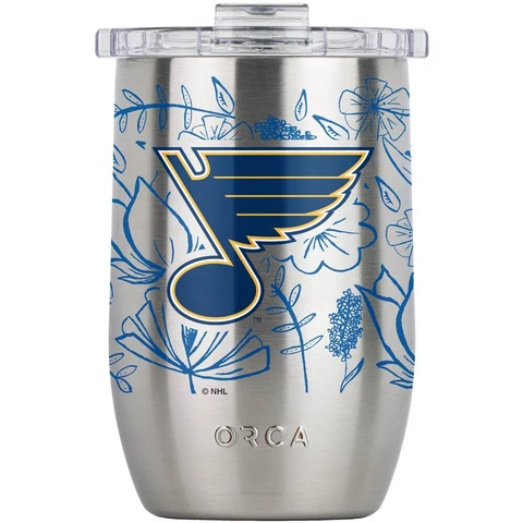 ORCA St. Louis Blues 12oz. Vino Floral Tumbler Cover