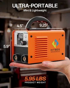 Ultra Mini Schweißgerät 160A – Für Gusseisen, Edelstahl, Baustahl & DIY-Projekte - Bild 1 von 16