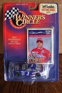 1991 Jeff Gordon #1 Carolina Ford Dealers Ford Thunderbird 1/64 - Picture 1 of 3