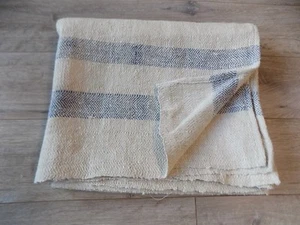 Antik Traditionell Ukrainer Hanf Decke Plaid Rug 1,4x1,6m 1900er Zustände - Bild 1 von 12