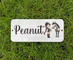 Stable name plaque | Stable name plaque | Stable door plaque | Stable door plate - Picture 1 of 4