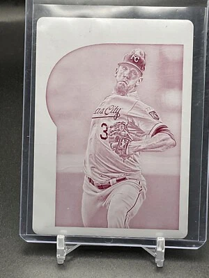 2015 Topps Gypsy Queen Magenta Printing Plate Baseball Card James Shields 1/1 - Image 1 of 2